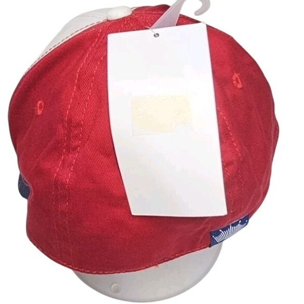 Budweiser King of Beers‎ Hat Red White Blue Cotton Spandex M/L Baseball Cap NEW - Picture 5 of 9